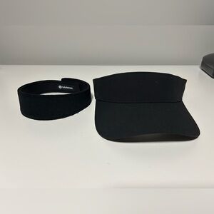 Lululemon Women’s Black Visor-sm/medium